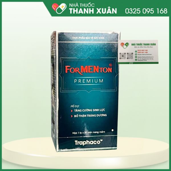 ForMENton Premium - Hỗ trợ bổ thận, tráng dương, hỗ trợ tăng cường sinh lực